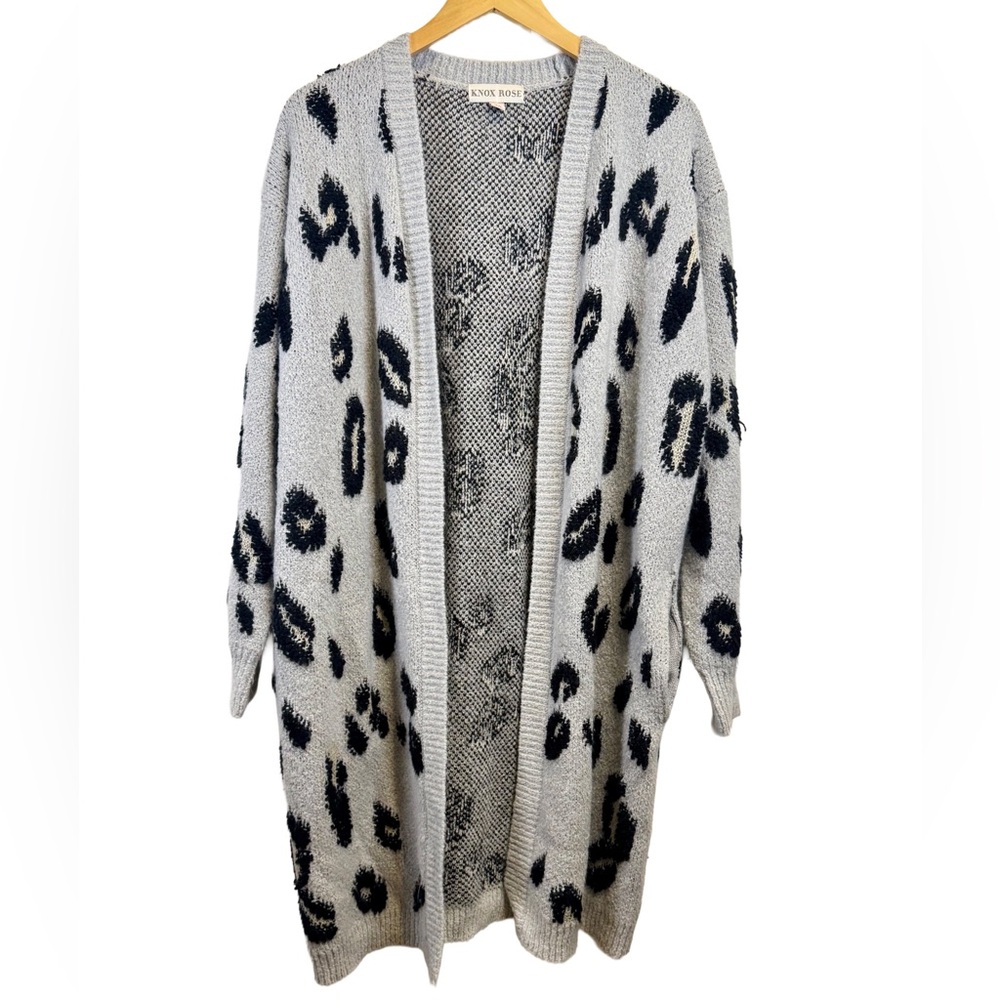 Knox Rose Open Front|Long Sleeve|Cozy|Knit Fabric Cardigan